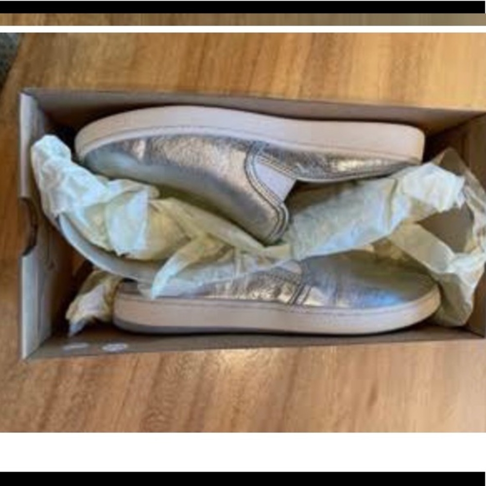 Ugg Silver Metallic Mules - image 2